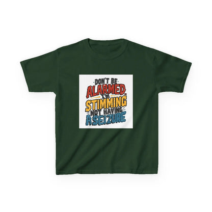 “Don’t Be Alarmed: Stimming, Not Having a Seizure” - Kids Autism Awareness T-Shirt Printify