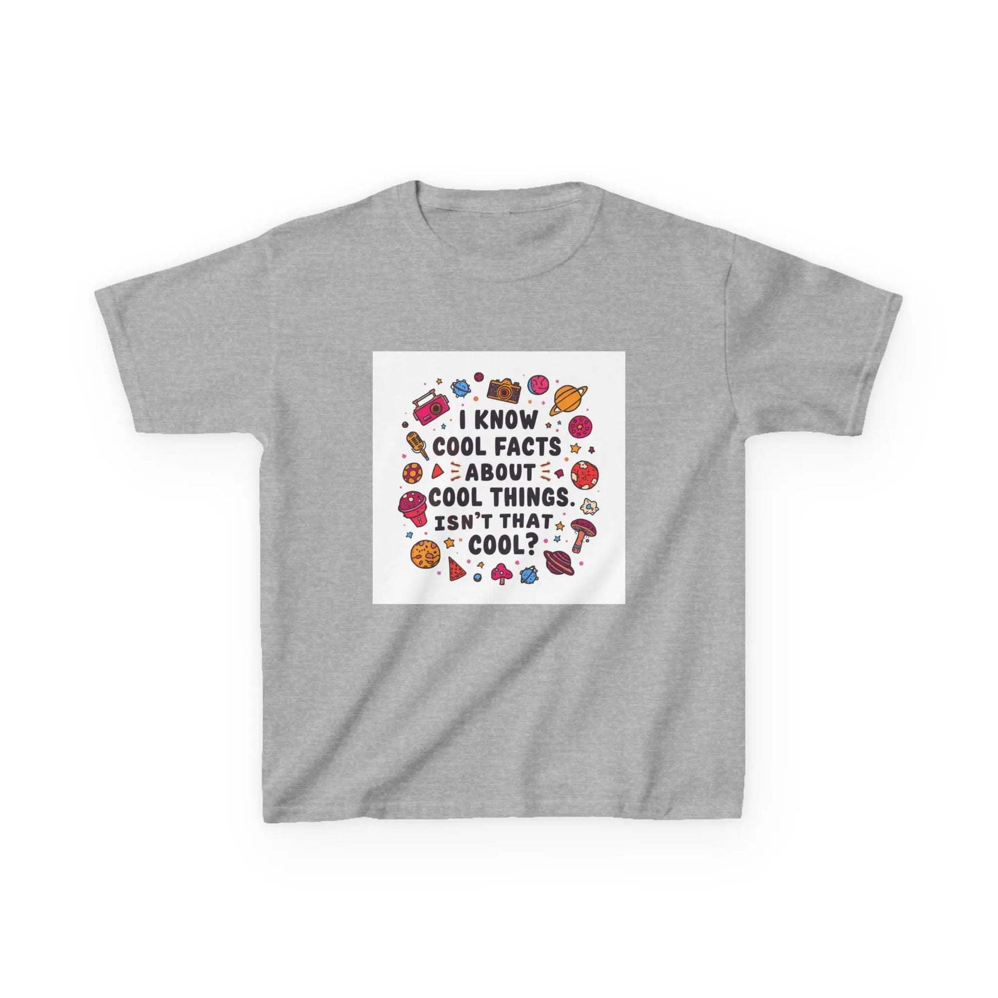 "I Know Cool Facts About Cool Things, Isn't That Cool?" - Kids Autism Awareness T-Shirt Printify