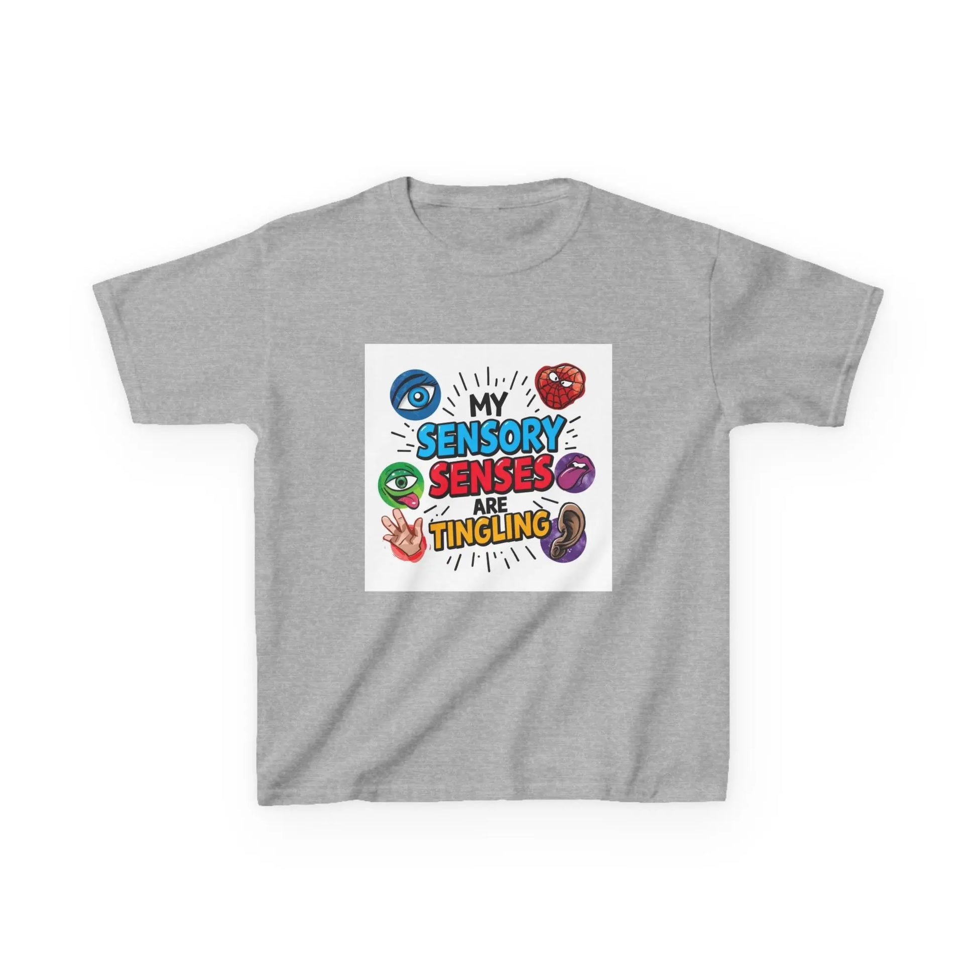 “My Sensory Senses Are Tingling” - Kids Autism Awareness T-Shirt Printify