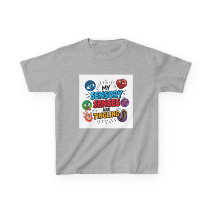 “My Sensory Senses Are Tingling” - Kids Autism Awareness T-Shirt Printify