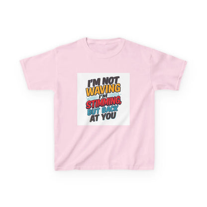 “I’m Not Waving I’m Stimming, But Back At You” - Kids Autism Awareness T-Shirt Printify