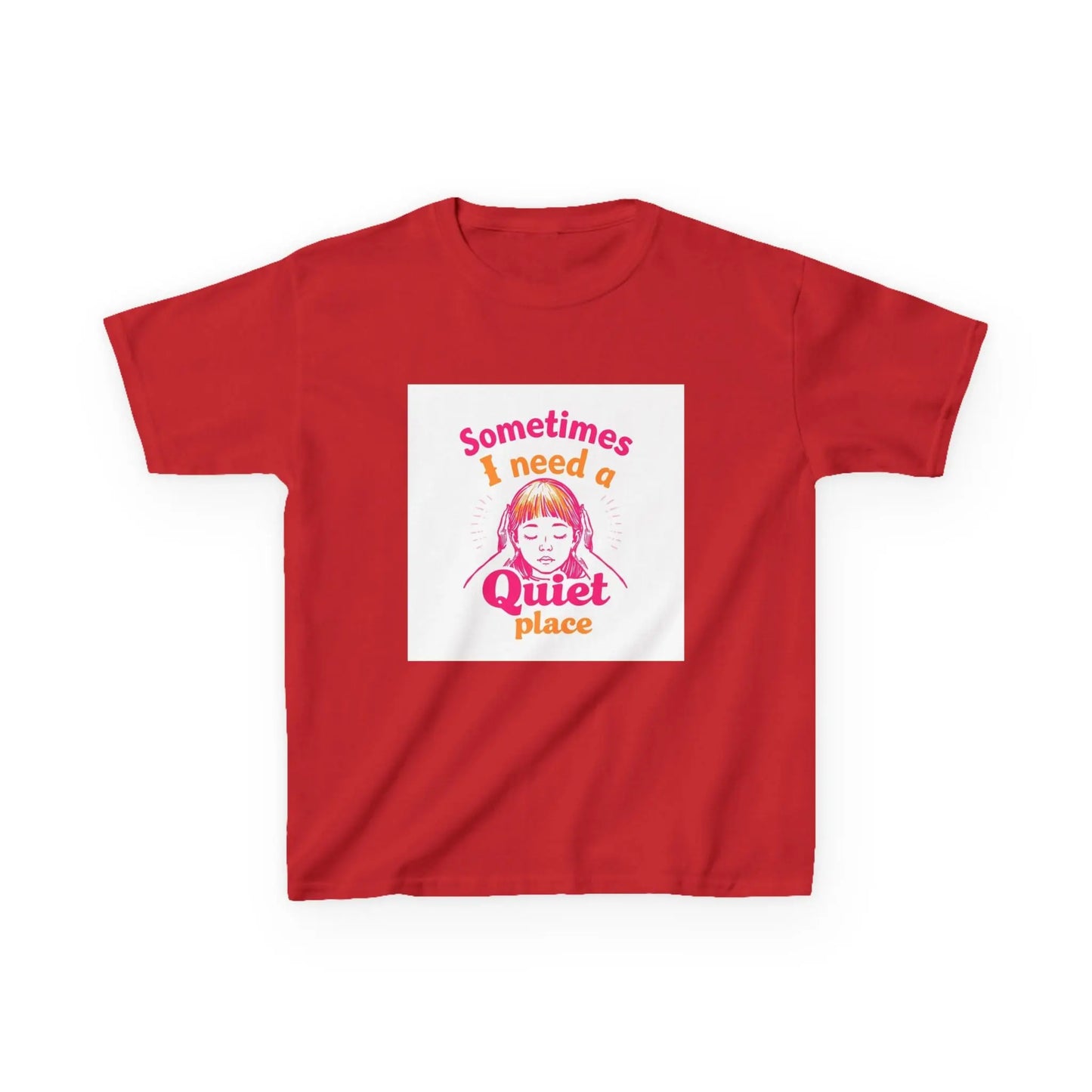 "Sometimes I Need a Quiet Place" - Kids Autism Awareness T-Shirt Printify