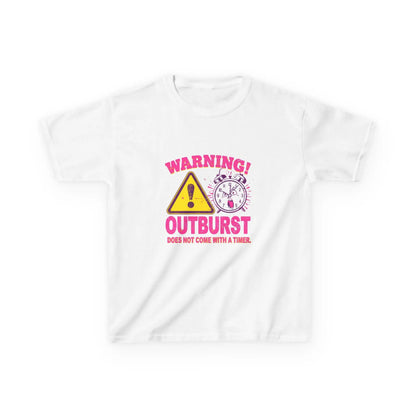 "Warning! Outburst Does Not Come With a Timer" - Kids Autism Awareness T-Shirt Printify