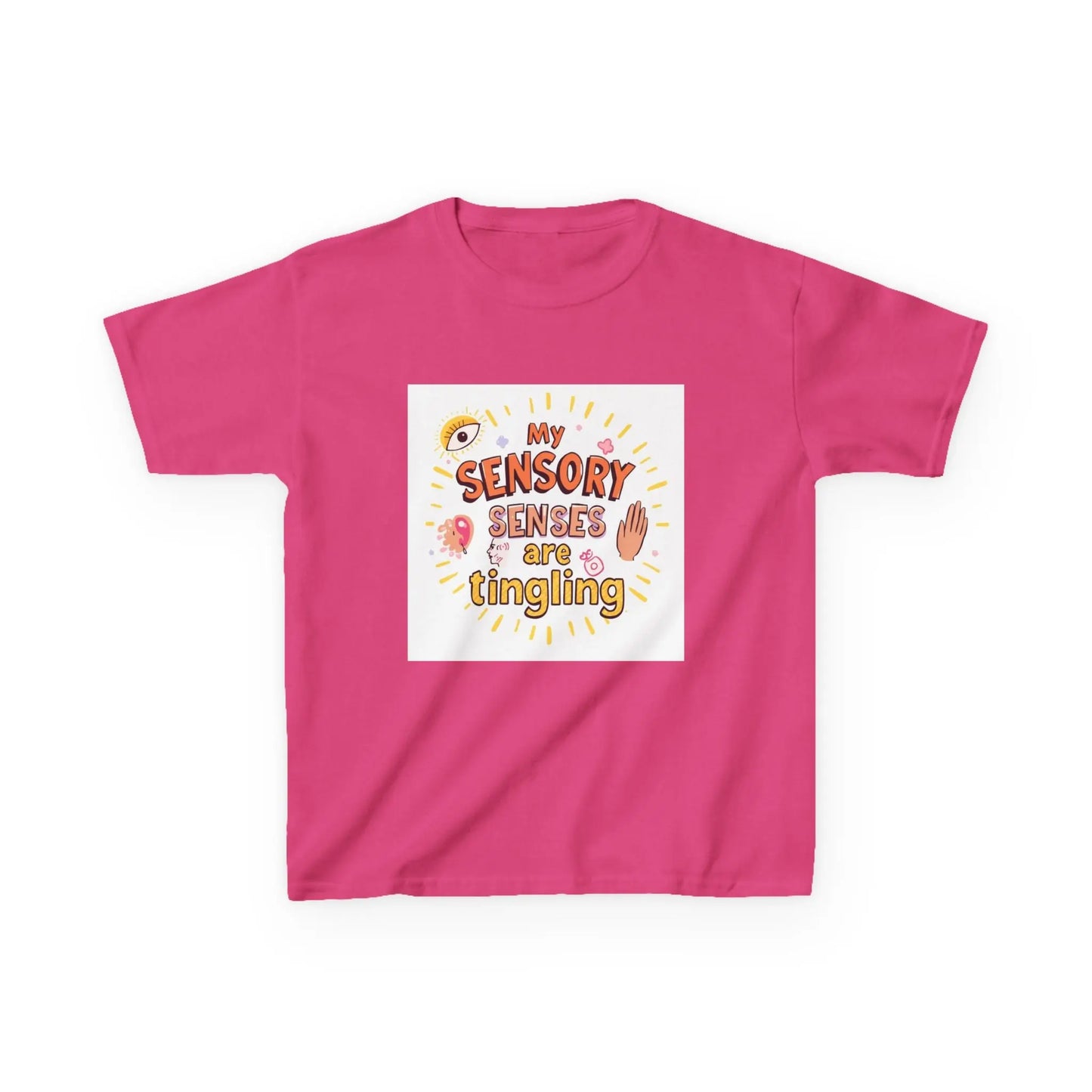 "My Sensory Senses Are Tingling" - Kids Autism Awareness T-Shirt Printify