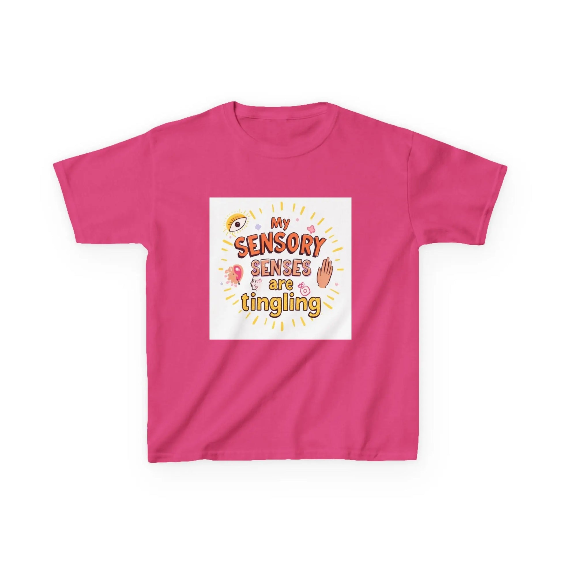 "My Sensory Senses Are Tingling" - Kids Autism Awareness T-Shirt Printify