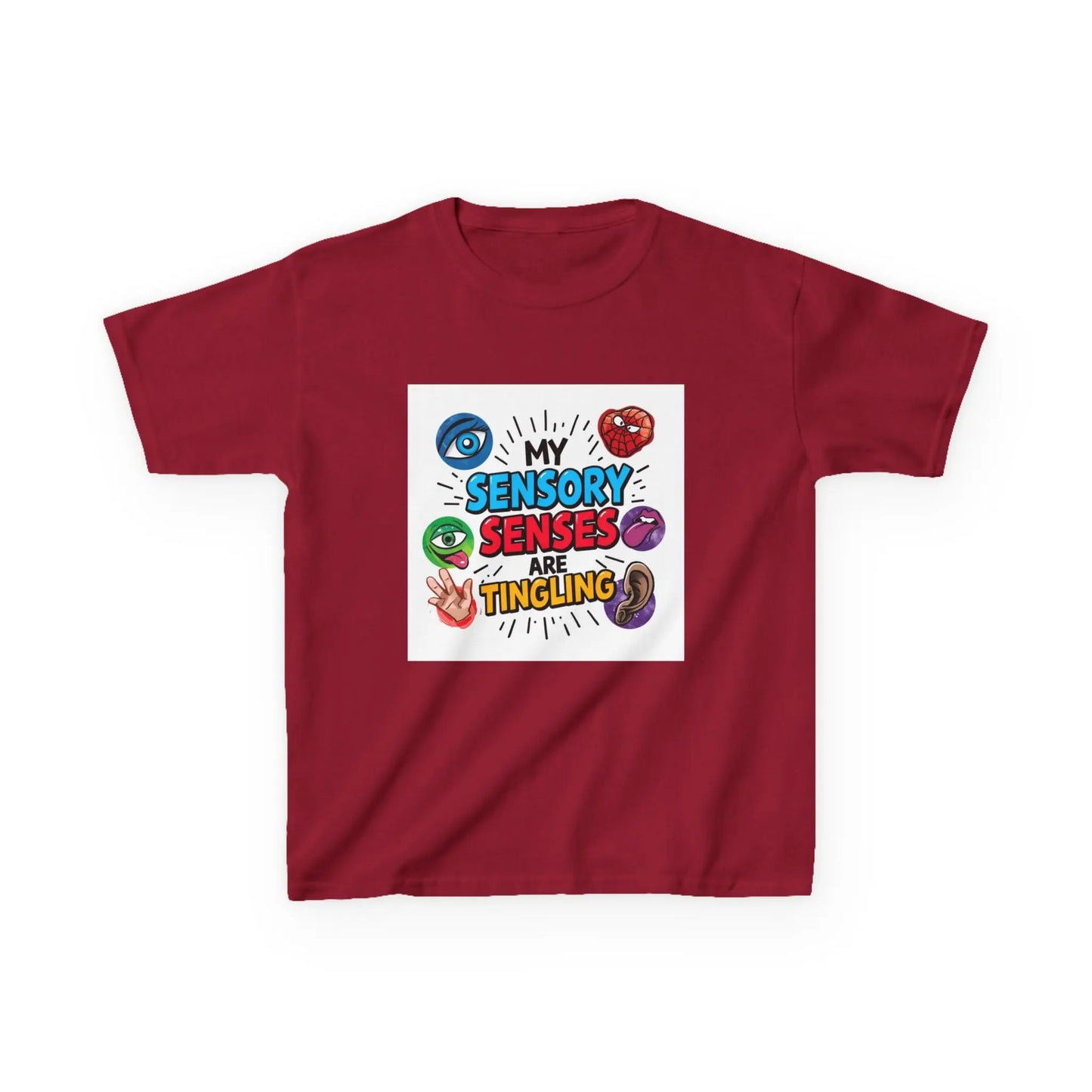“My Sensory Senses Are Tingling” - Kids Autism Awareness T-Shirt Printify