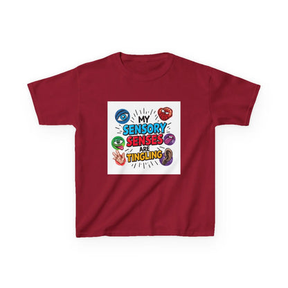 “My Sensory Senses Are Tingling” - Kids Autism Awareness T-Shirt Printify