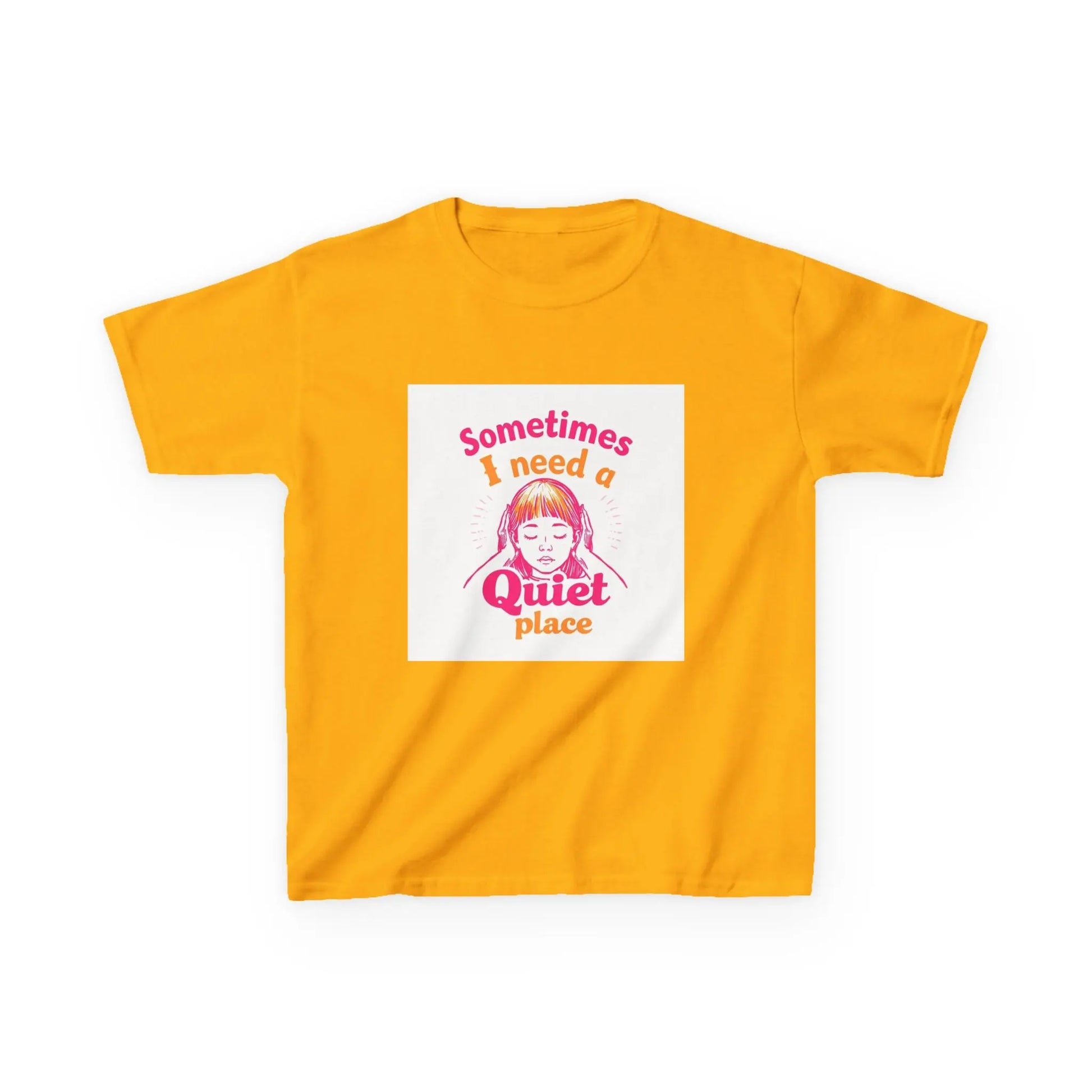 "Sometimes I Need a Quiet Place" - Kids Autism Awareness T-Shirt Printify