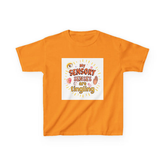 "My Sensory Senses Are Tingling" - Kids Autism Awareness T-Shirt Printify