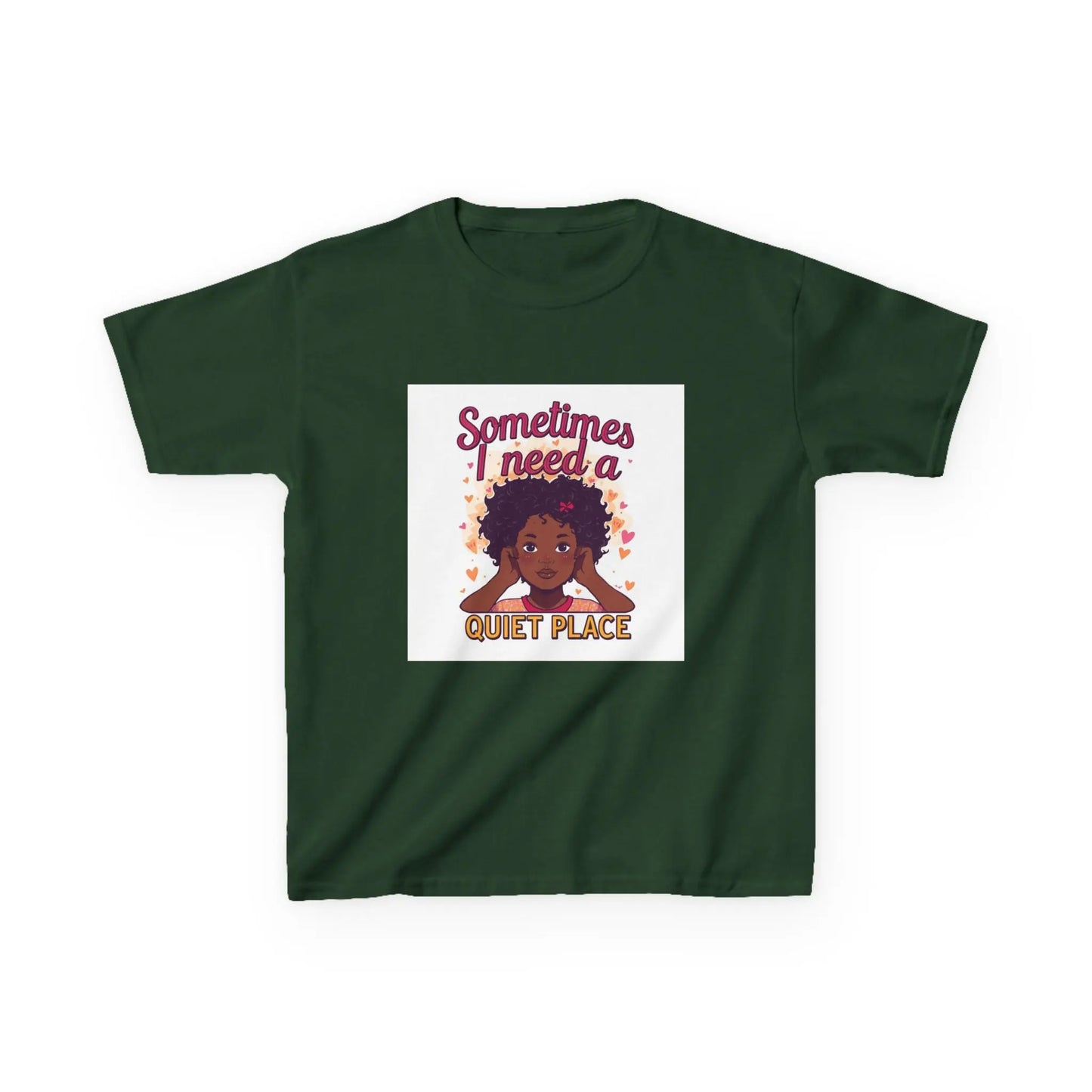 "Sometimes I Need a Quiet Place" - Kids Autism Awareness T-Shirt Printify