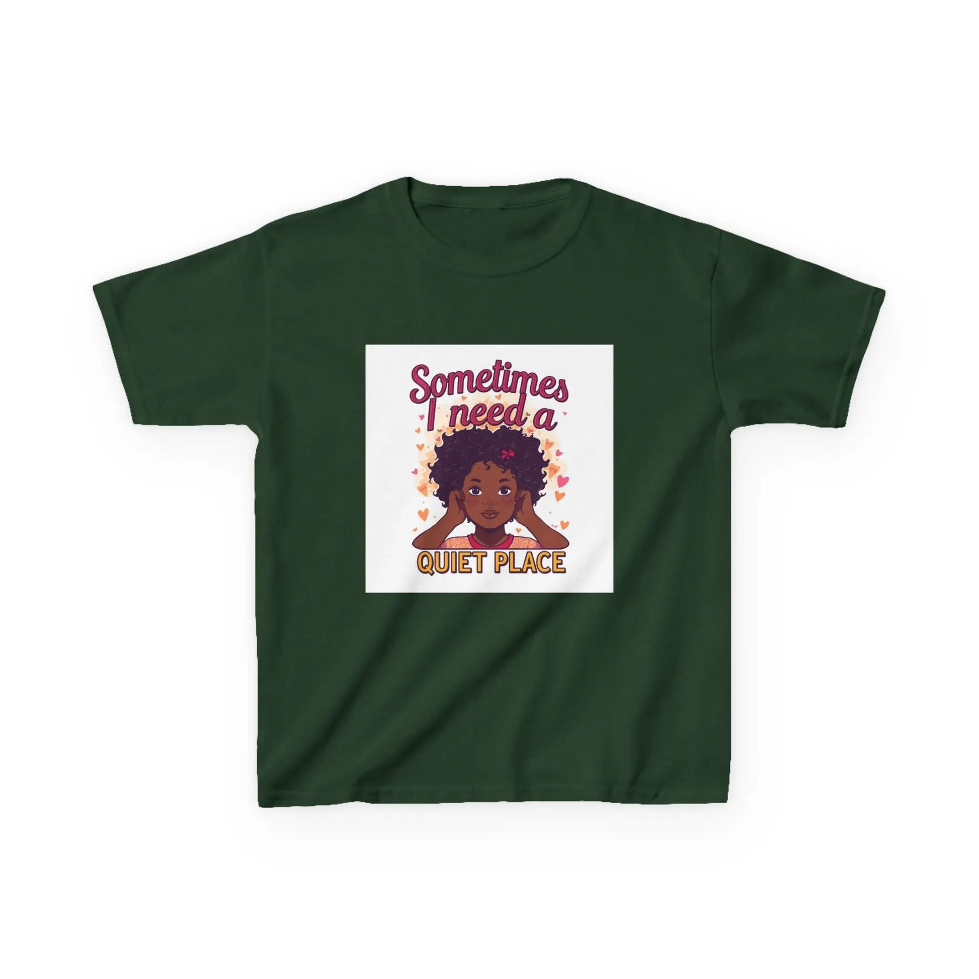 "Sometimes I Need a Quiet Place" - Kids Autism Awareness T-Shirt Printify