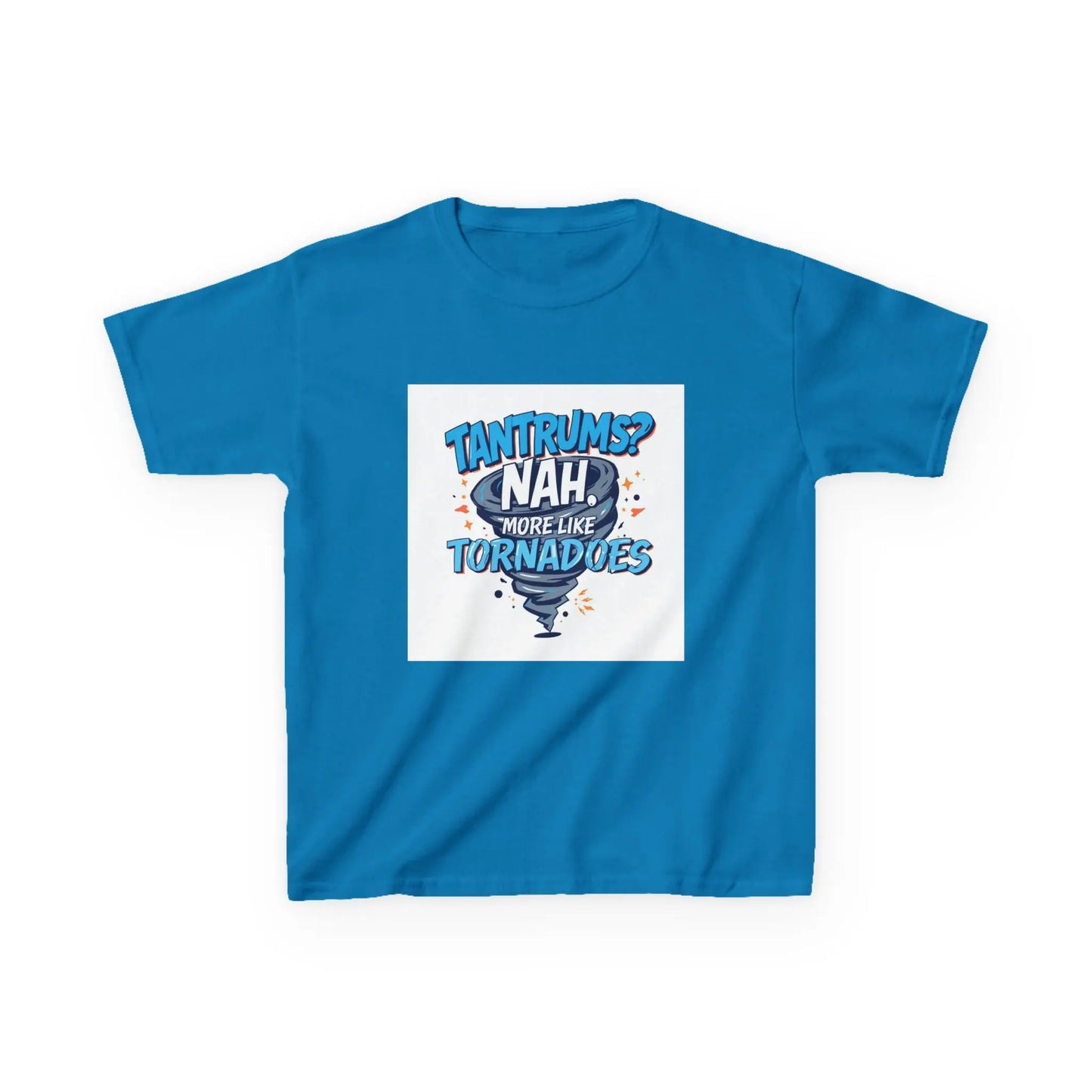 Kids Autism Awareness T-Shirt — "Tantrums? Nah, More Like Tornadoes" Funny Youth T‑Shirt Printify