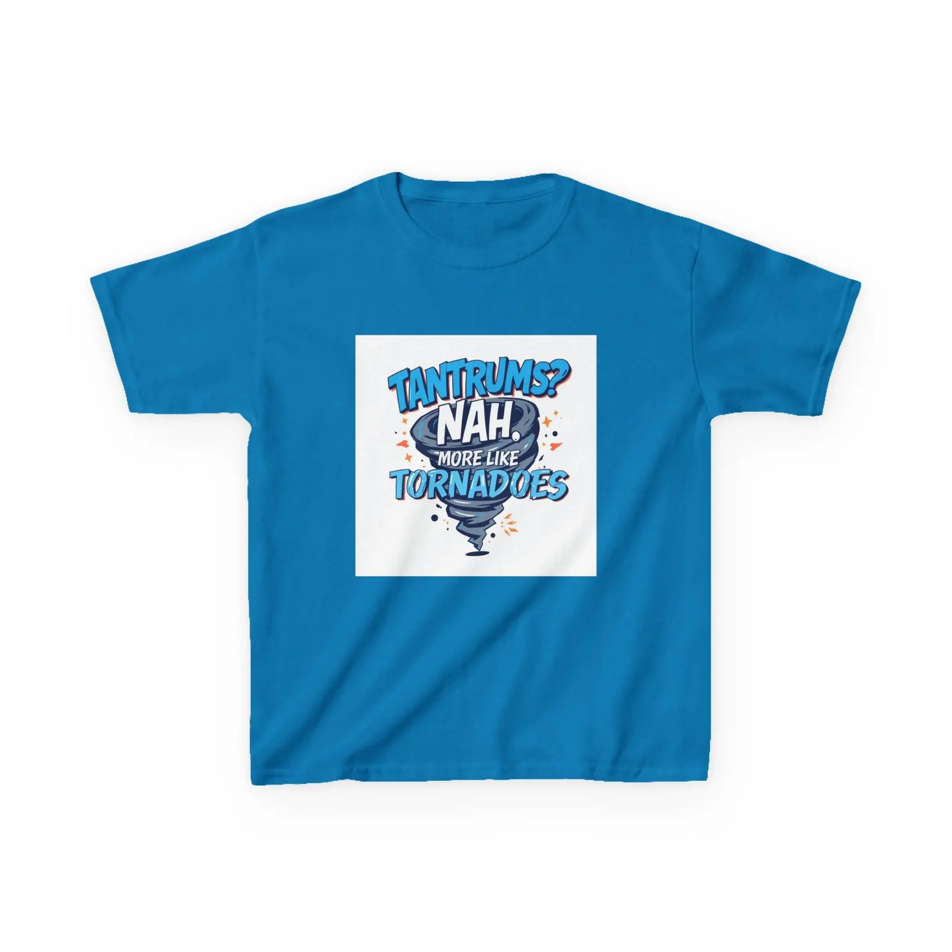 Kids Autism Awareness T-Shirt — "Tantrums? Nah, More Like Tornadoes" Funny Youth T‑Shirt Printify