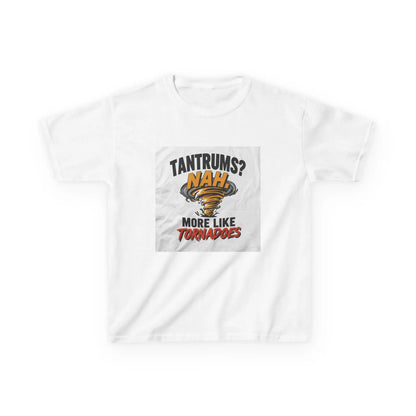 "Tantrums? Nah, More Like Tornadoes" - Kids Autism Awareness T-Shirt Printify