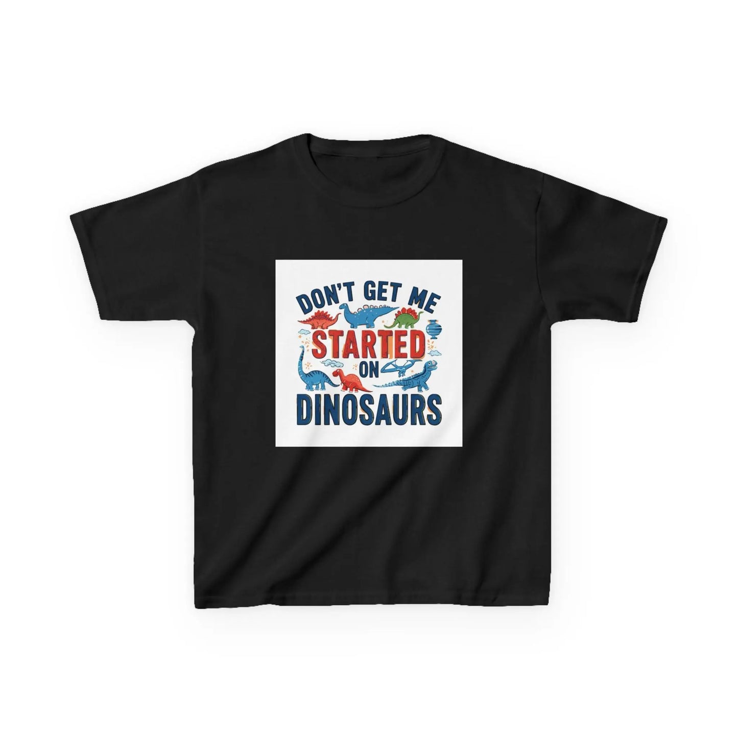 "Don't Get Me Started on Dinosaurs" - Kids Autism Awareness T-Shirt Printify