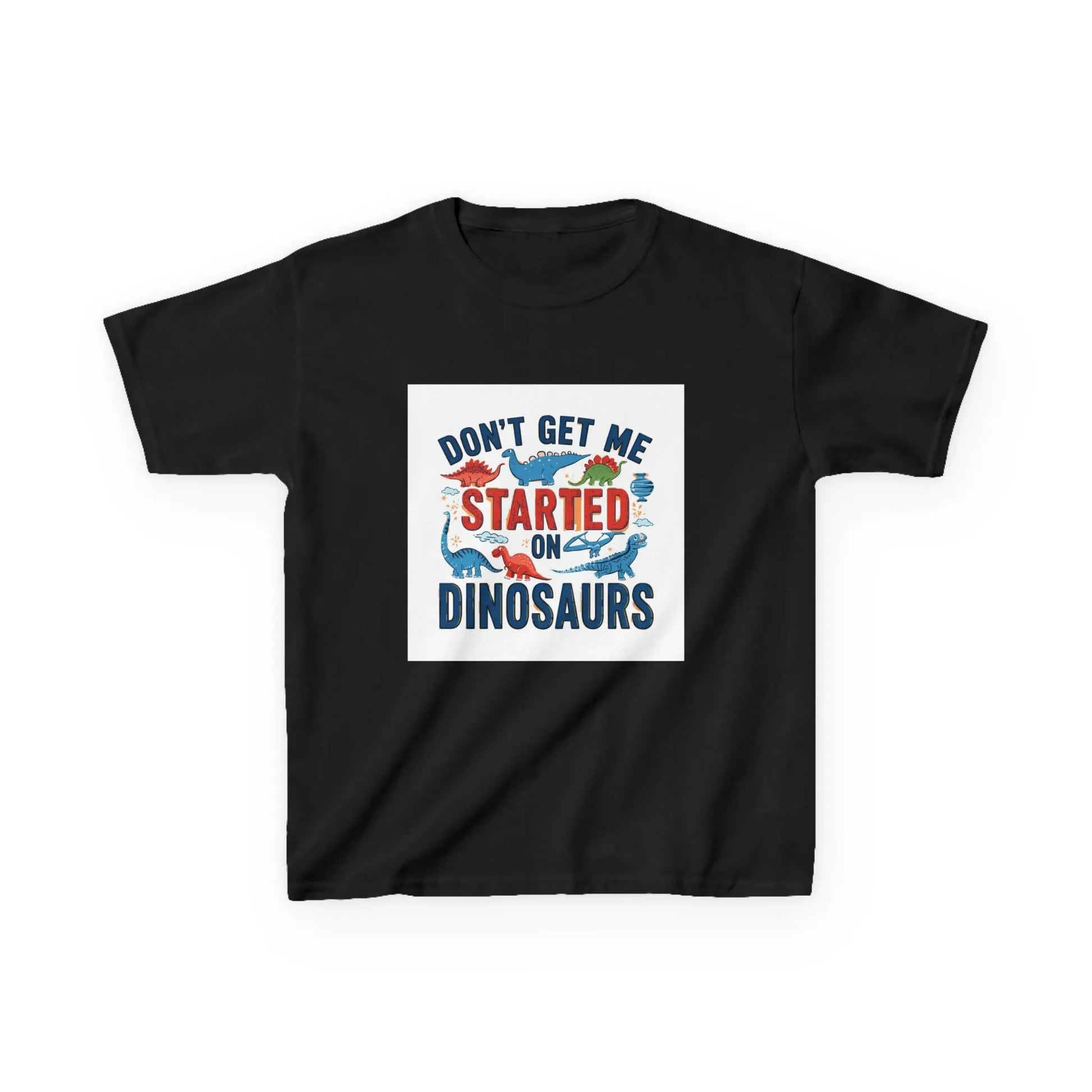 "Don't Get Me Started on Dinosaurs" - Kids Autism Awareness T-Shirt Printify