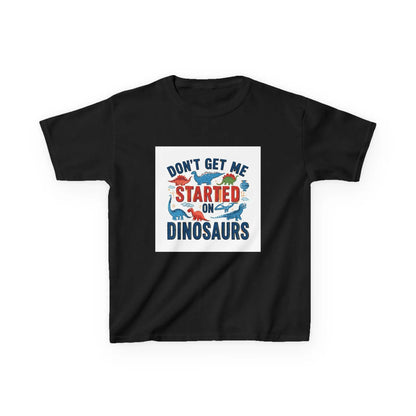 "Don't Get Me Started on Dinosaurs" - Kids Autism Awareness T-Shirt Printify