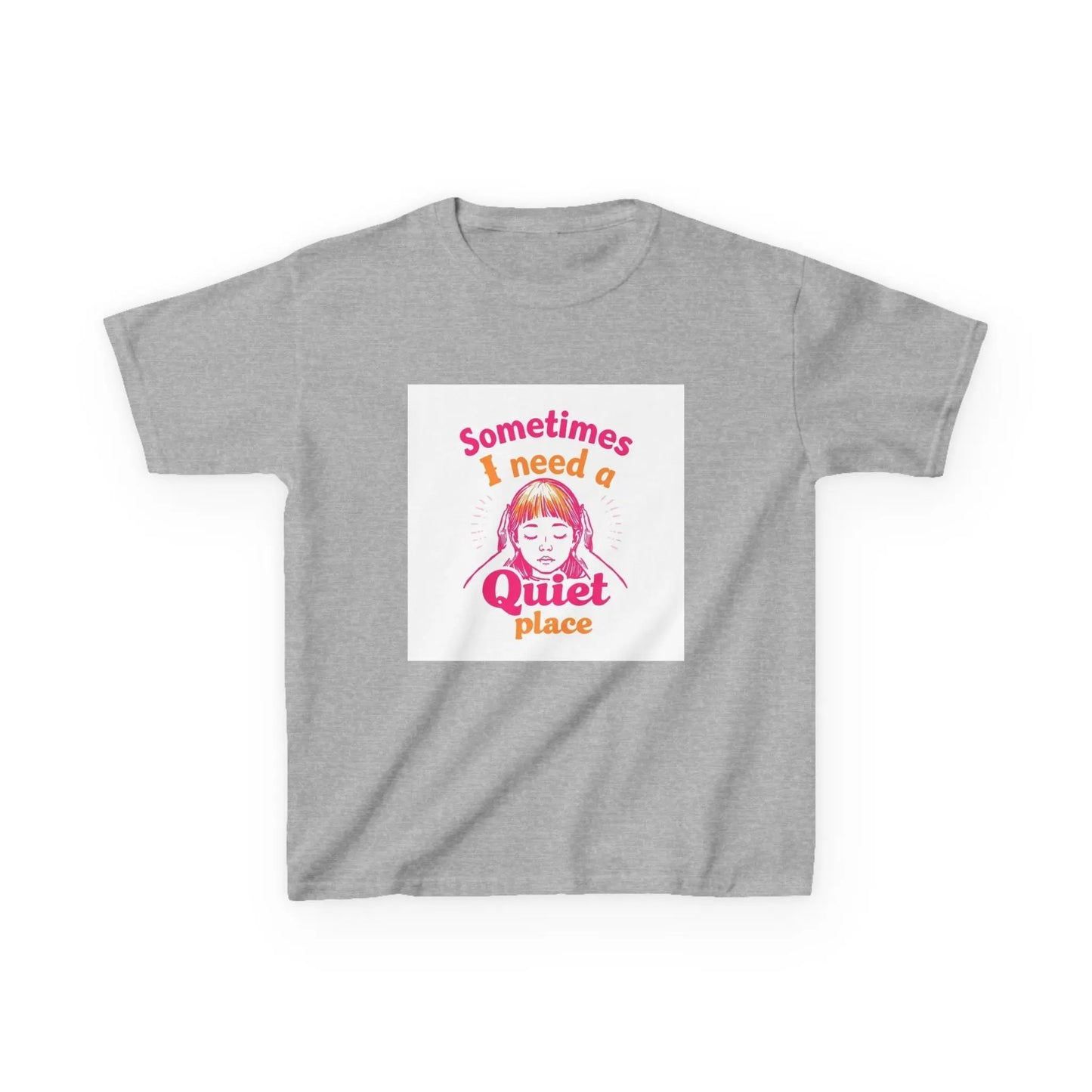 "Sometimes I Need a Quiet Place" - Kids Autism Awareness T-Shirt Printify