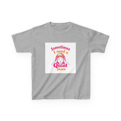 "Sometimes I Need a Quiet Place" - Kids Autism Awareness T-Shirt Printify