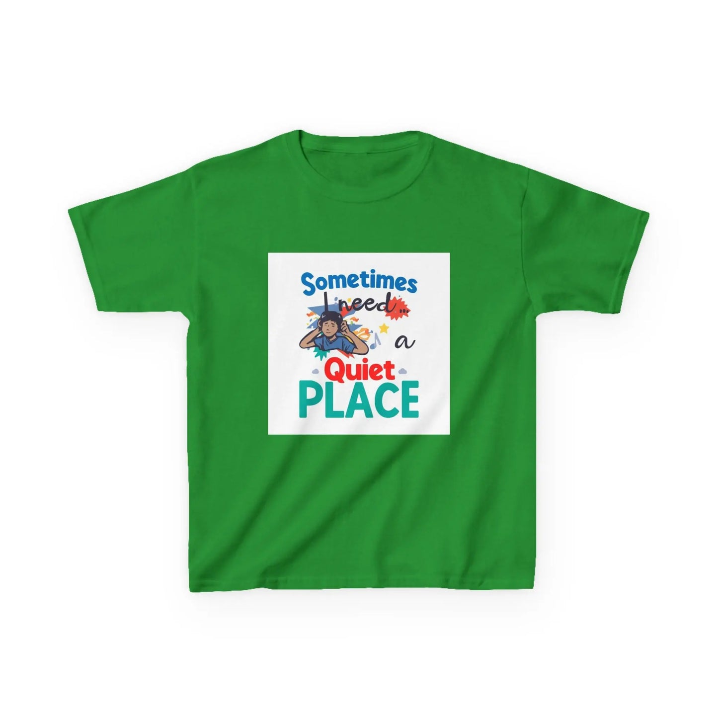 "Sometimes I Need a Quiet Place" Cute Nap-Time Tee - Kids Autism Awareness T-Shirt Printify