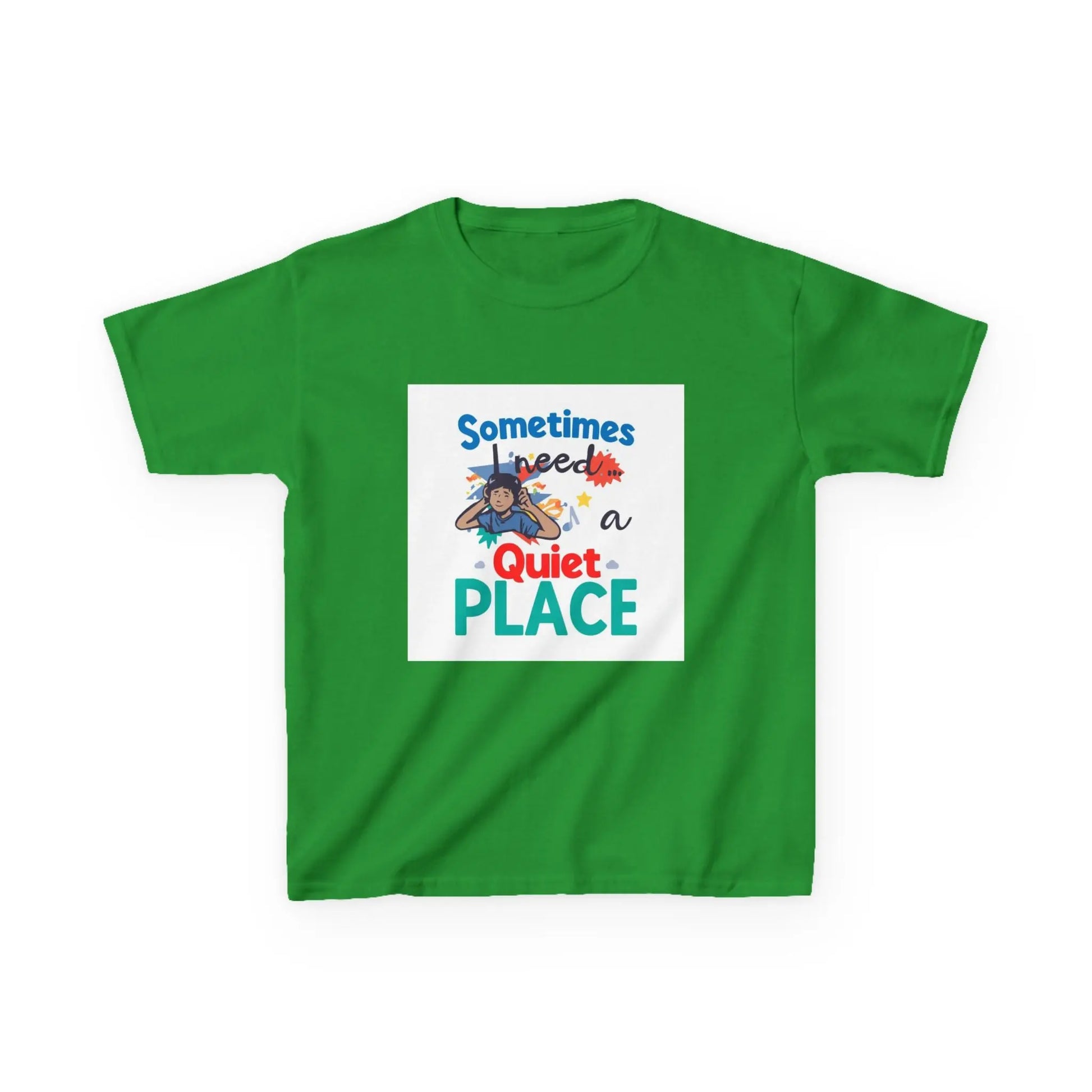 "Sometimes I Need a Quiet Place" Cute Nap-Time Tee - Kids Autism Awareness T-Shirt Printify