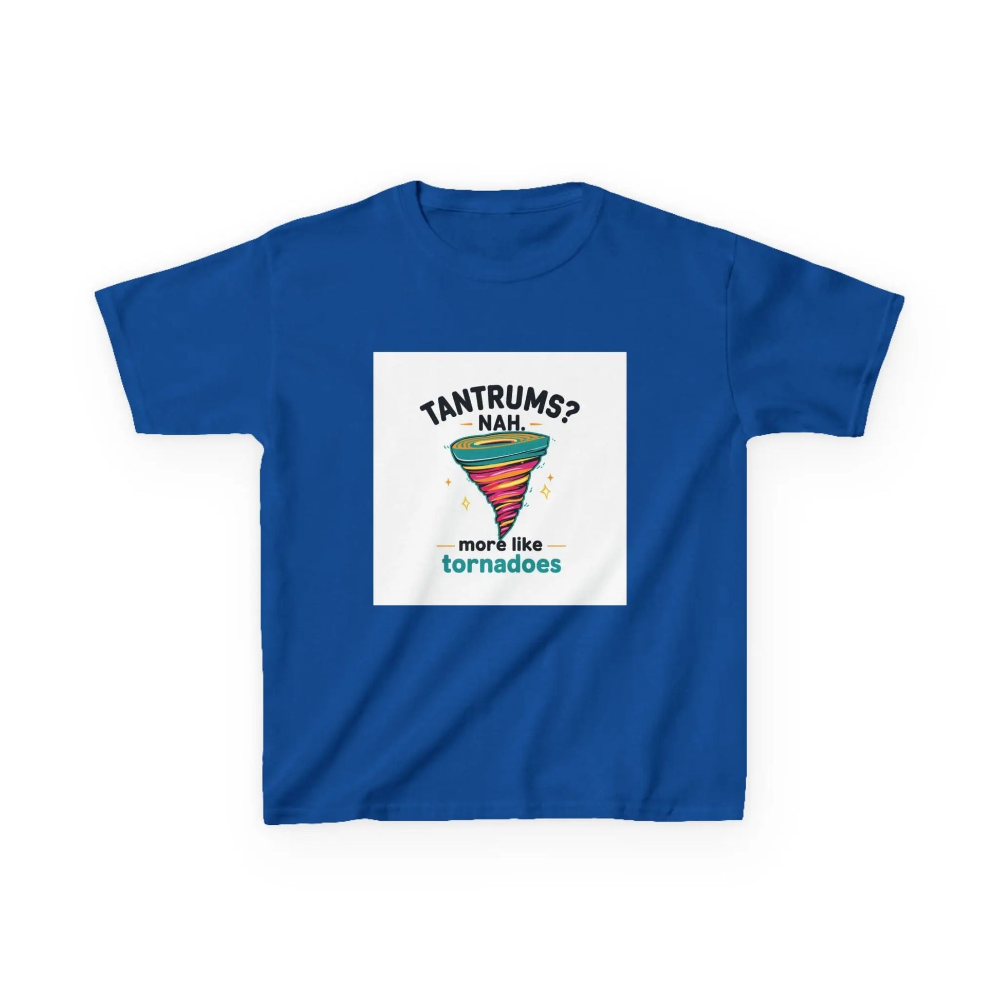 "Tantrums? Nah, More Like Tornadoes" - Kids Autism Awareness T-Shirt Printify