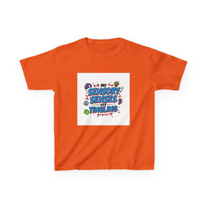 "My Sensory Senses Are Tingling" - Kids Autism Awareness T-Shirt Printify