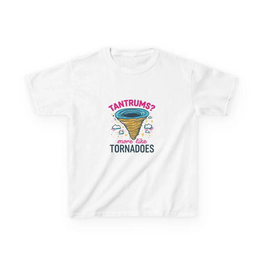 "Tantrums? Nah. More Like Tornadoes" - Kids Autism Awareness T-Shirt Printify