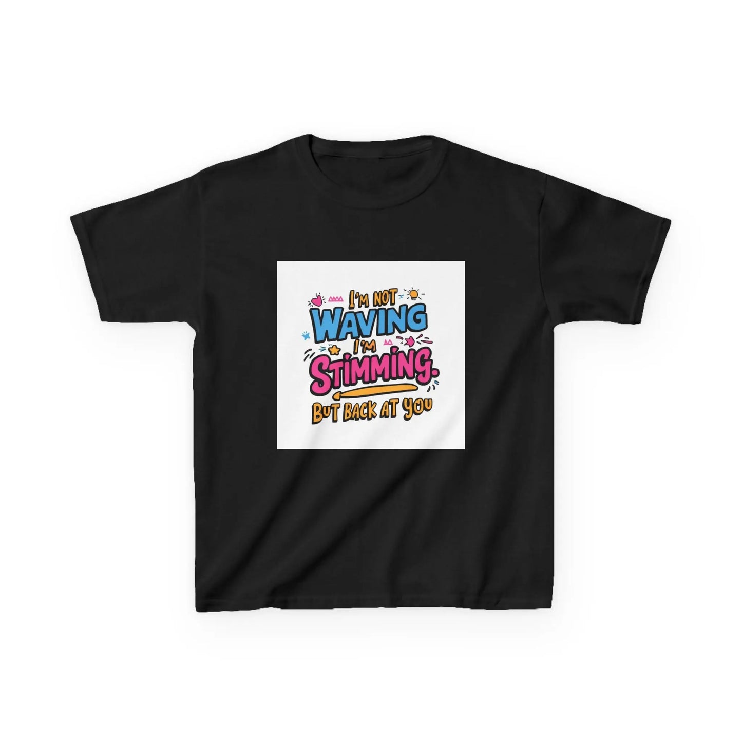 “I’m Not Waving, I’m Stimming” - Kids Autism Awareness T-Shirt Printify