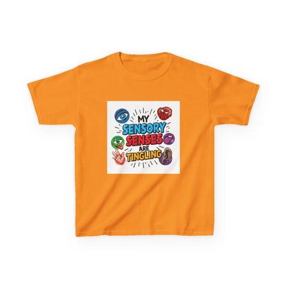 “My Sensory Senses Are Tingling” - Kids Autism Awareness T-Shirt Printify