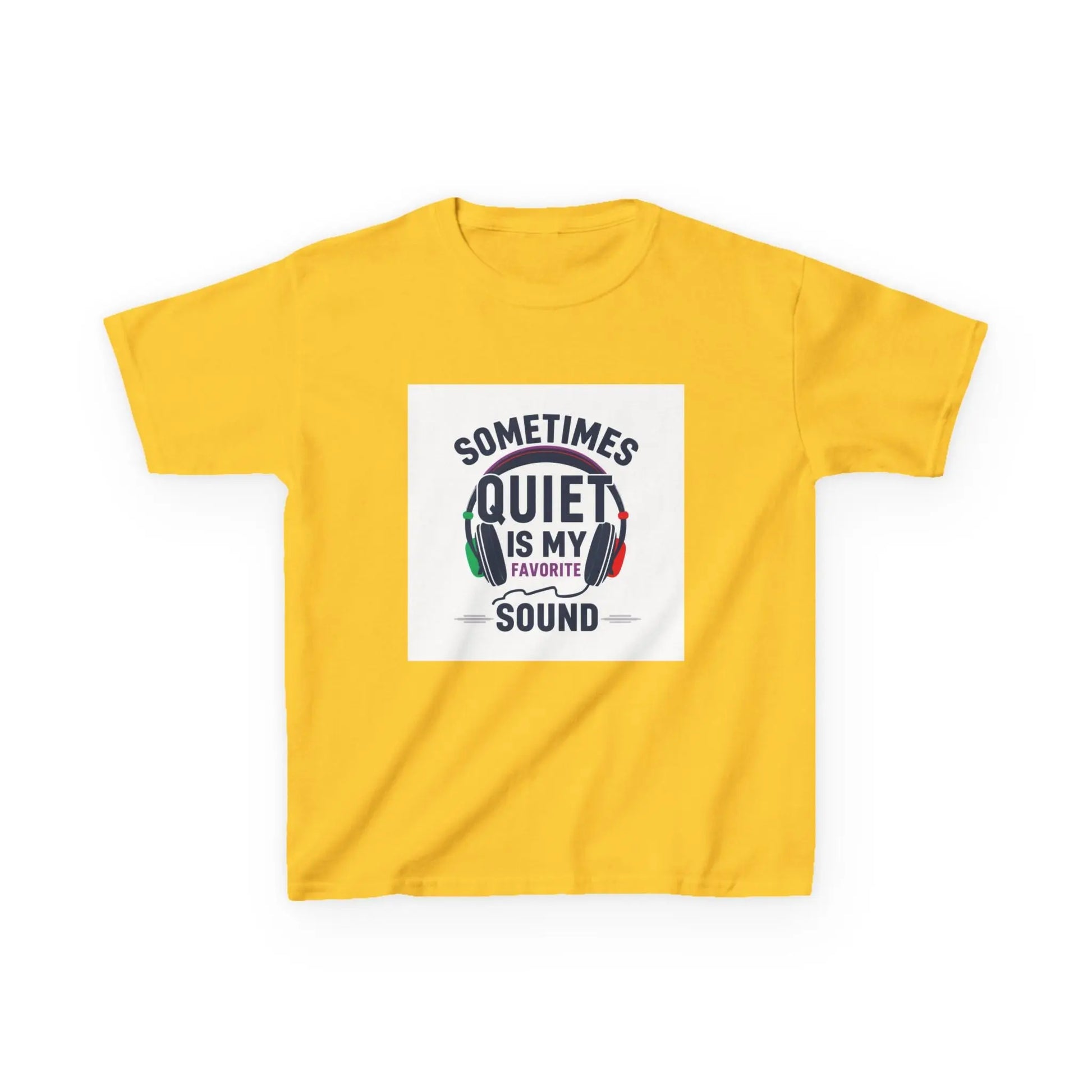 "Sometimes Quiet Is My Favorite Sound" - Kids Autism Awareness T-Shirt Printify