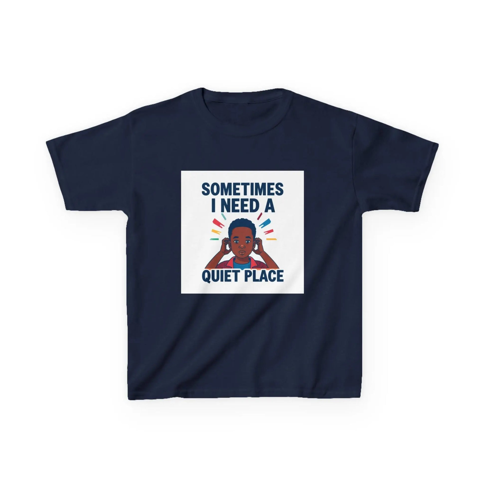 "Sometimes I Need a Quiet Place" - Kids Autism Awareness T-Shirt Printify