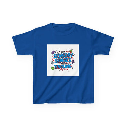 "My Sensory Senses Are Tingling" - Kids Autism Awareness T-Shirt Printify