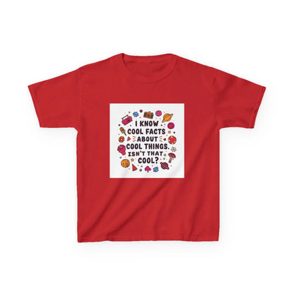 "I Know Cool Facts About Cool Things, Isn't That Cool?" - Kids Autism Awareness T-Shirt Printify
