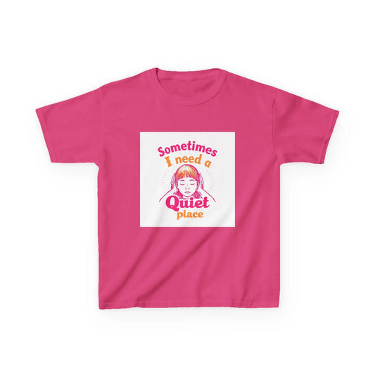 "Sometimes I Need a Quiet Place" - Kids Autism Awareness T-Shirt Printify