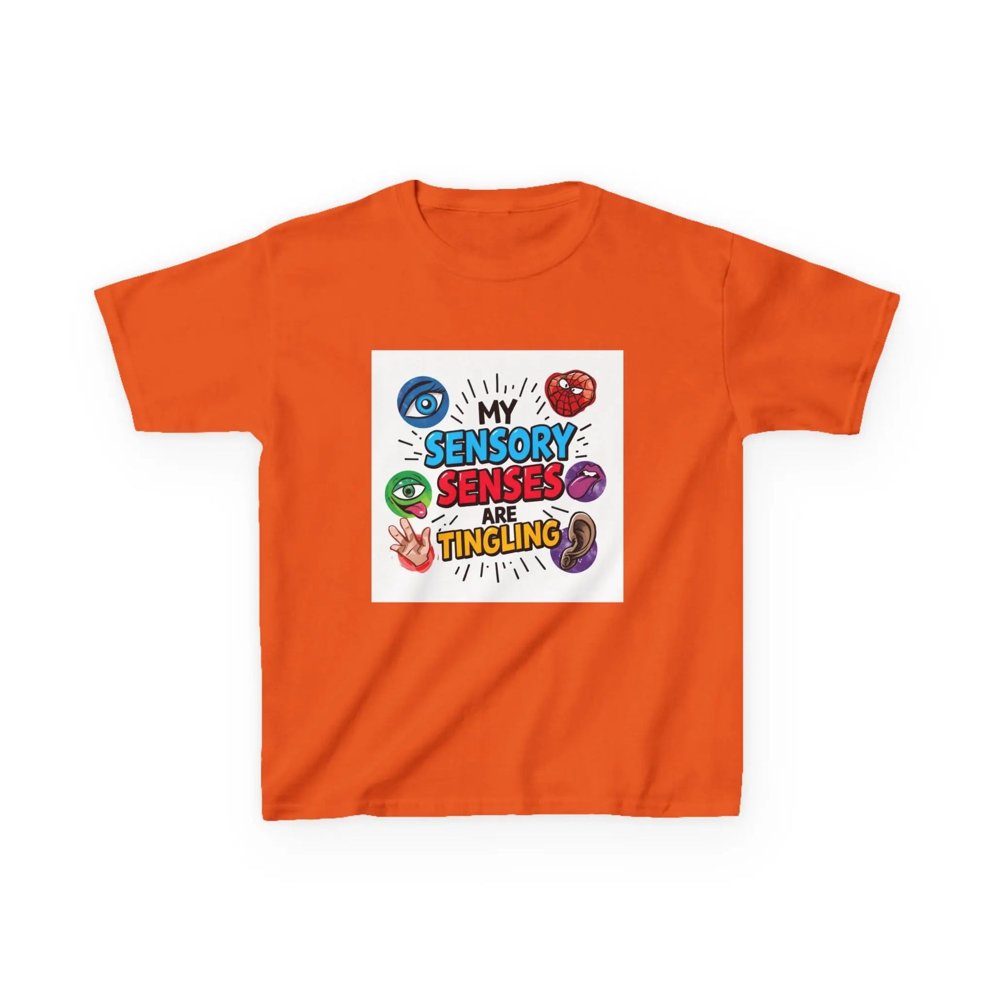 “My Sensory Senses Are Tingling” - Kids Autism Awareness T-Shirt Printify