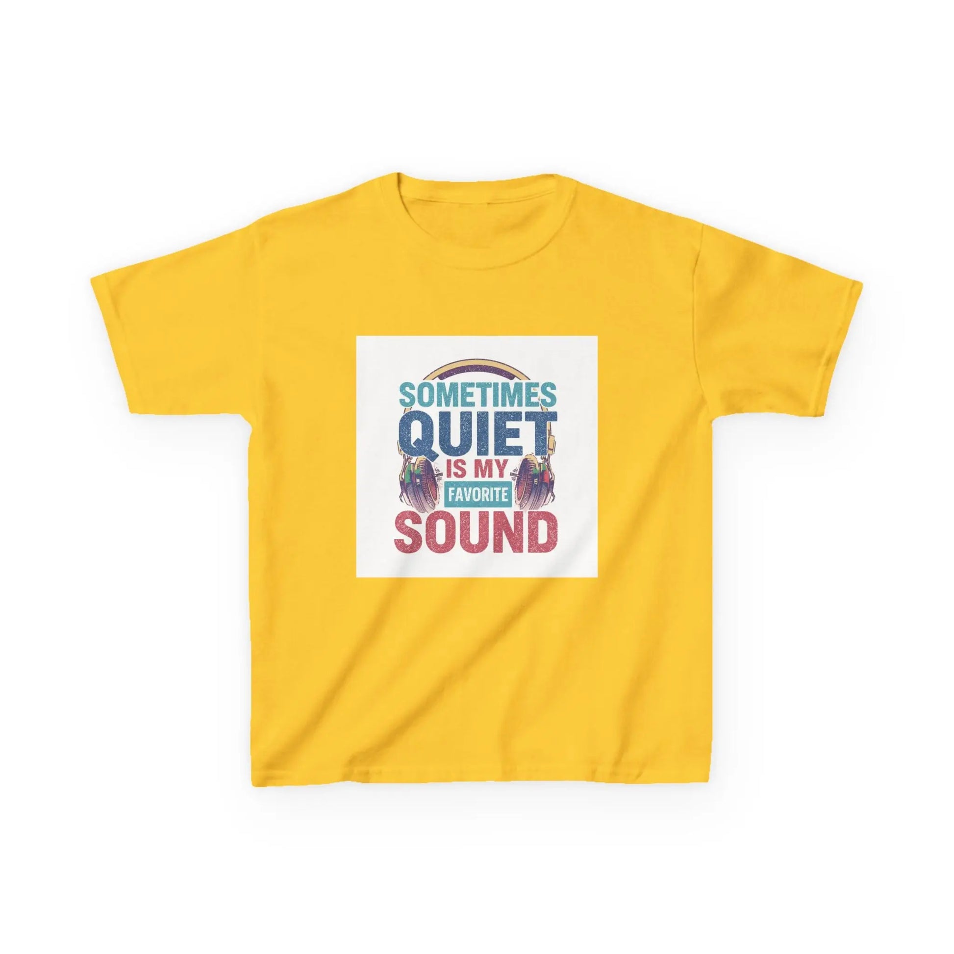 "Sometimes Quiet Is My Favorite Sound" - Kids Autism Awareness T-Shirt Printify