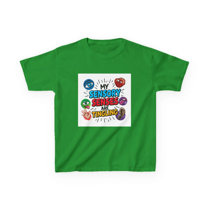 “My Sensory Senses Are Tingling” - Kids Autism Awareness T-Shirt Printify
