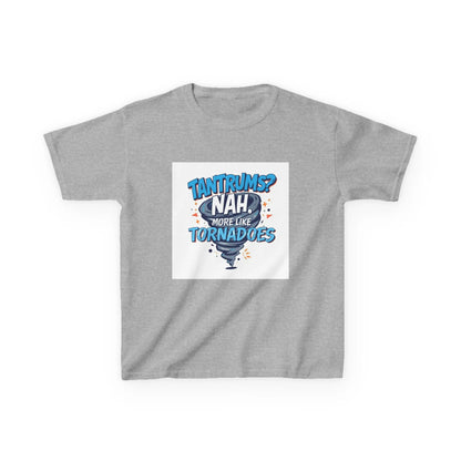 Kids Autism Awareness T-Shirt — "Tantrums? Nah, More Like Tornadoes" Funny Youth T‑Shirt Printify