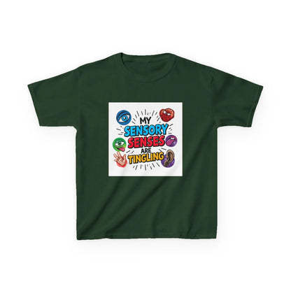 “My Sensory Senses Are Tingling” - Kids Autism Awareness T-Shirt Printify
