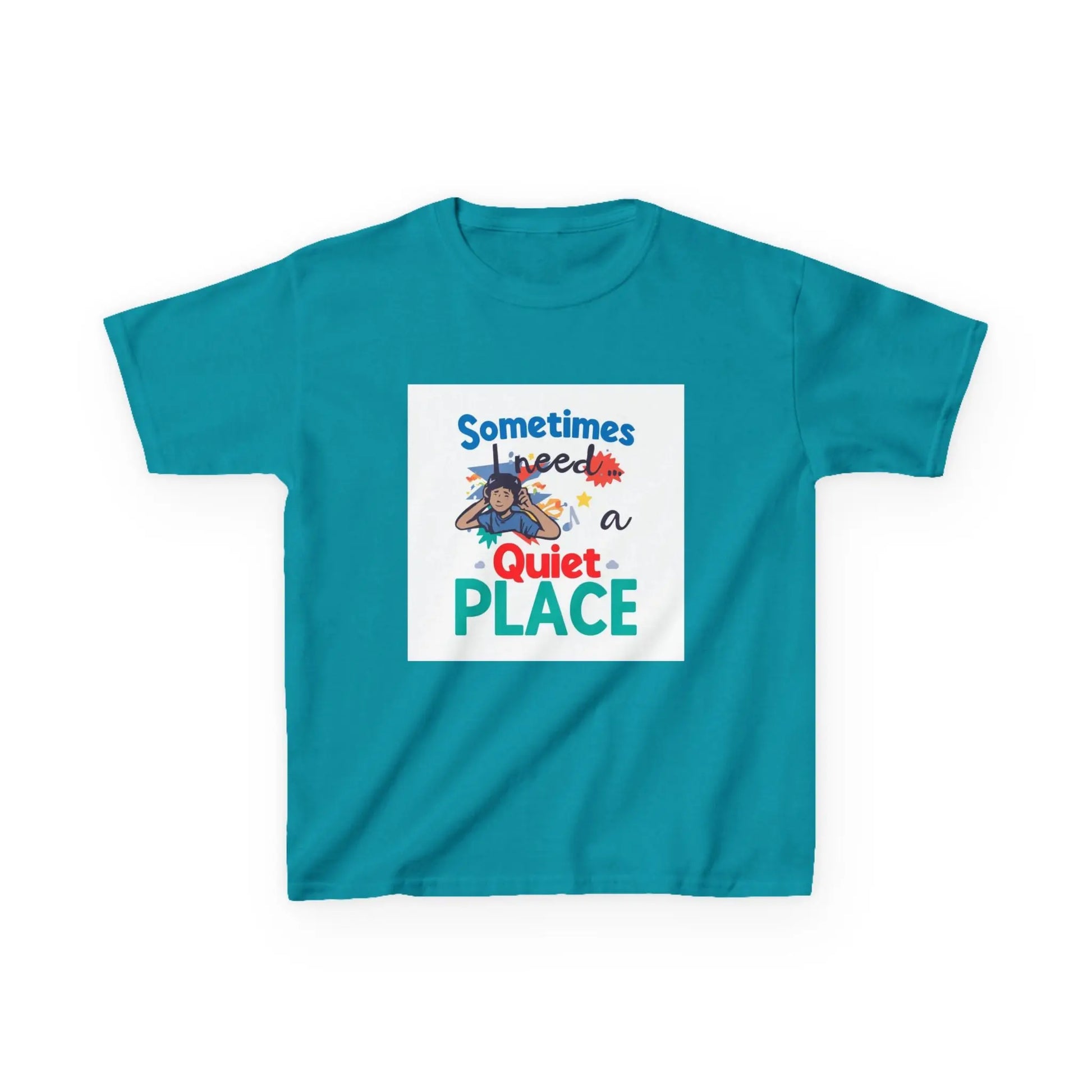 "Sometimes I Need a Quiet Place" Cute Nap-Time Tee - Kids Autism Awareness T-Shirt Printify