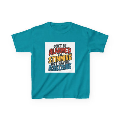 “Don’t Be Alarmed: Stimming, Not Having a Seizure” - Kids Autism Awareness T-Shirt Printify
