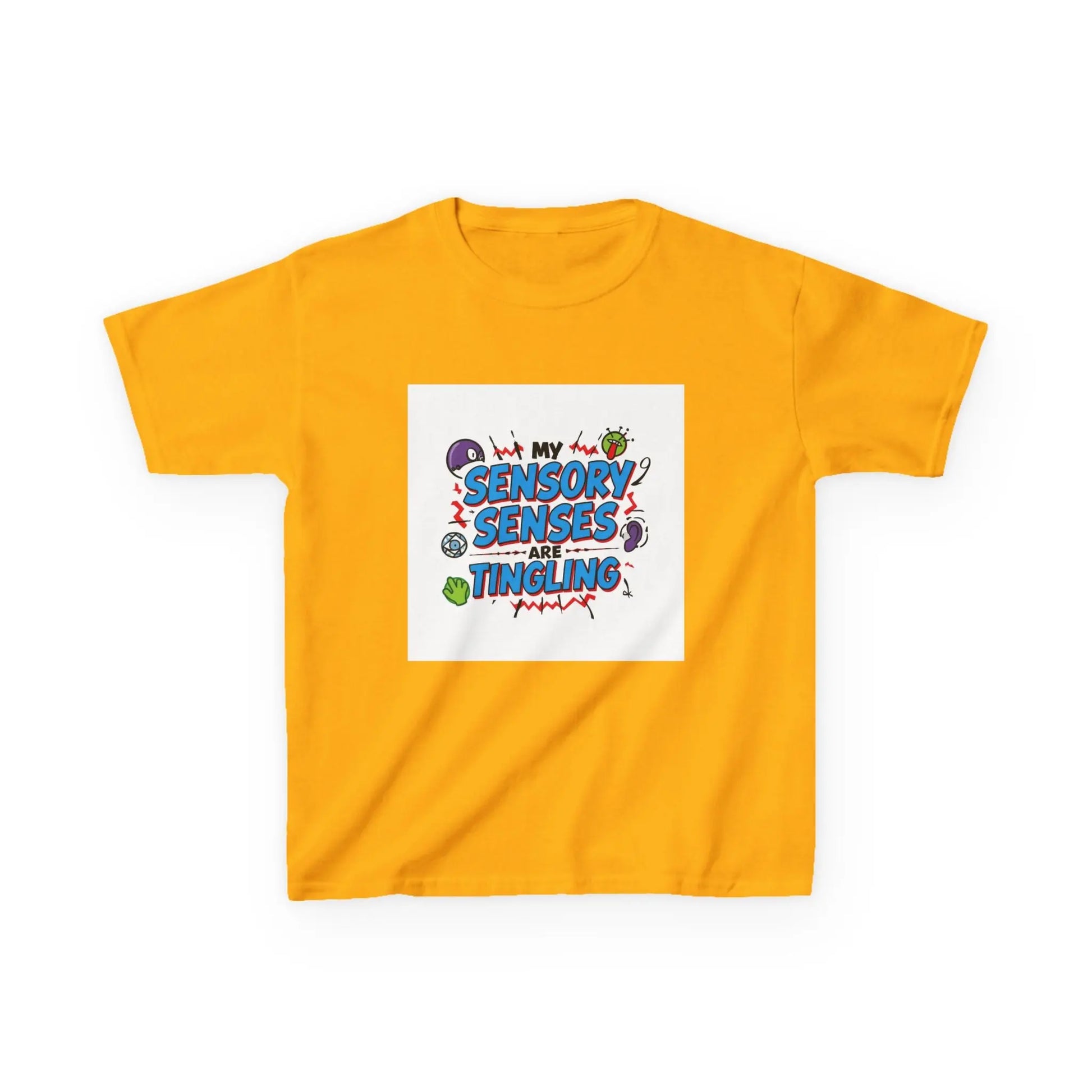 "My Sensory Senses Are Tingling" - Kids Autism Awareness T-Shirt Printify