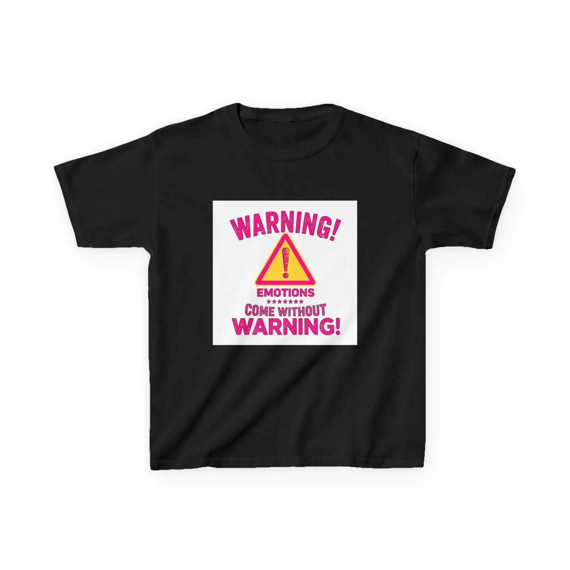 "Warning! Emotions Come Without Warning" - Kids Autism Awareness T-Shirt Printify