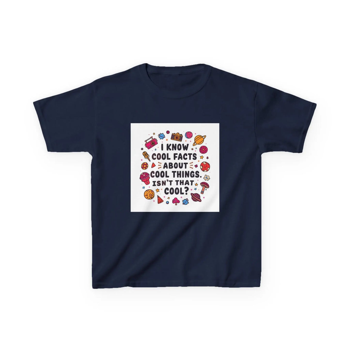 "I Know Cool Facts About Cool Things, Isn't That Cool?" - Kids Autism Awareness T-Shirt Printify