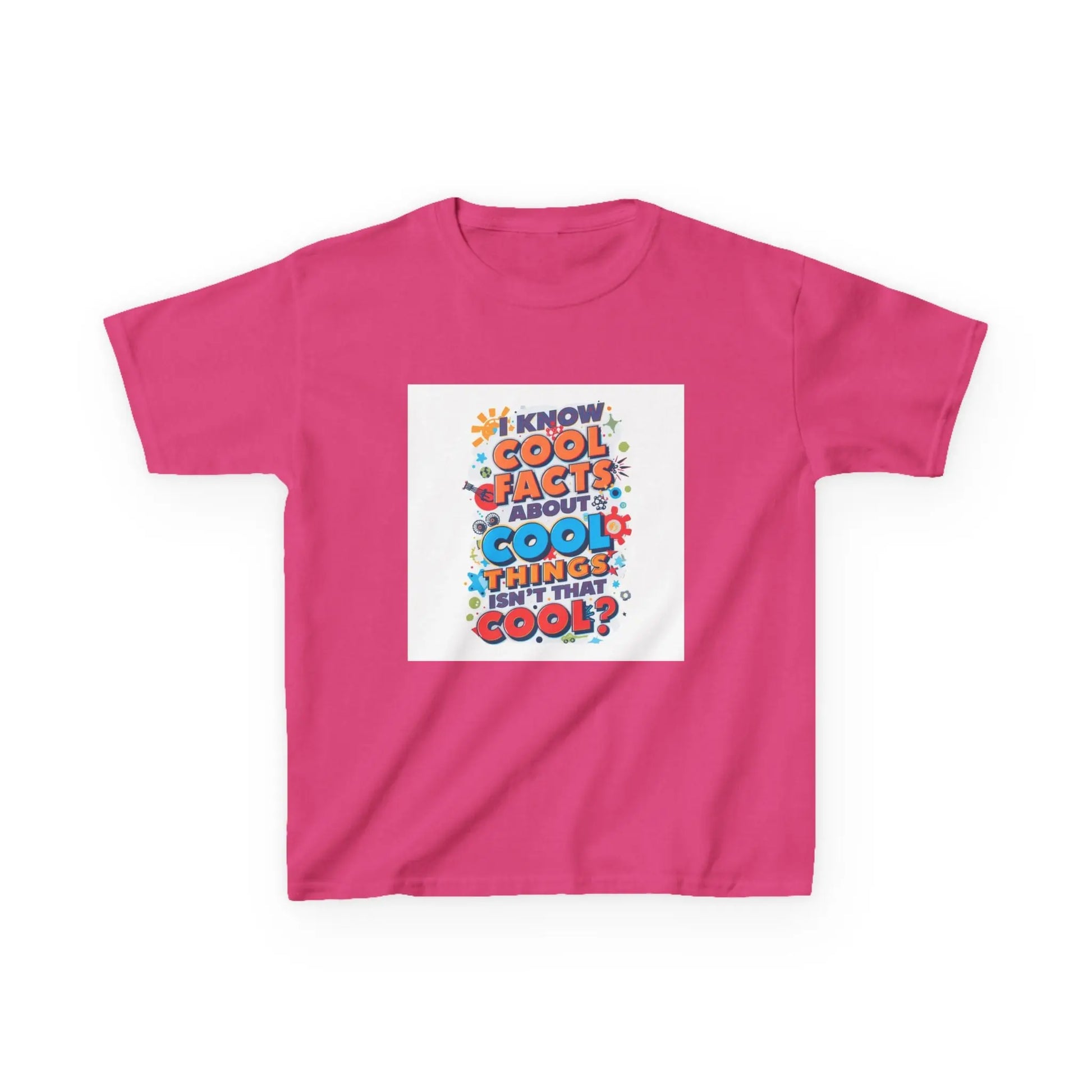 "I Know Cool Facts About Cool Things (Isn’t That Cool?)" - Kids Autism Awareness T-Shirt Printify