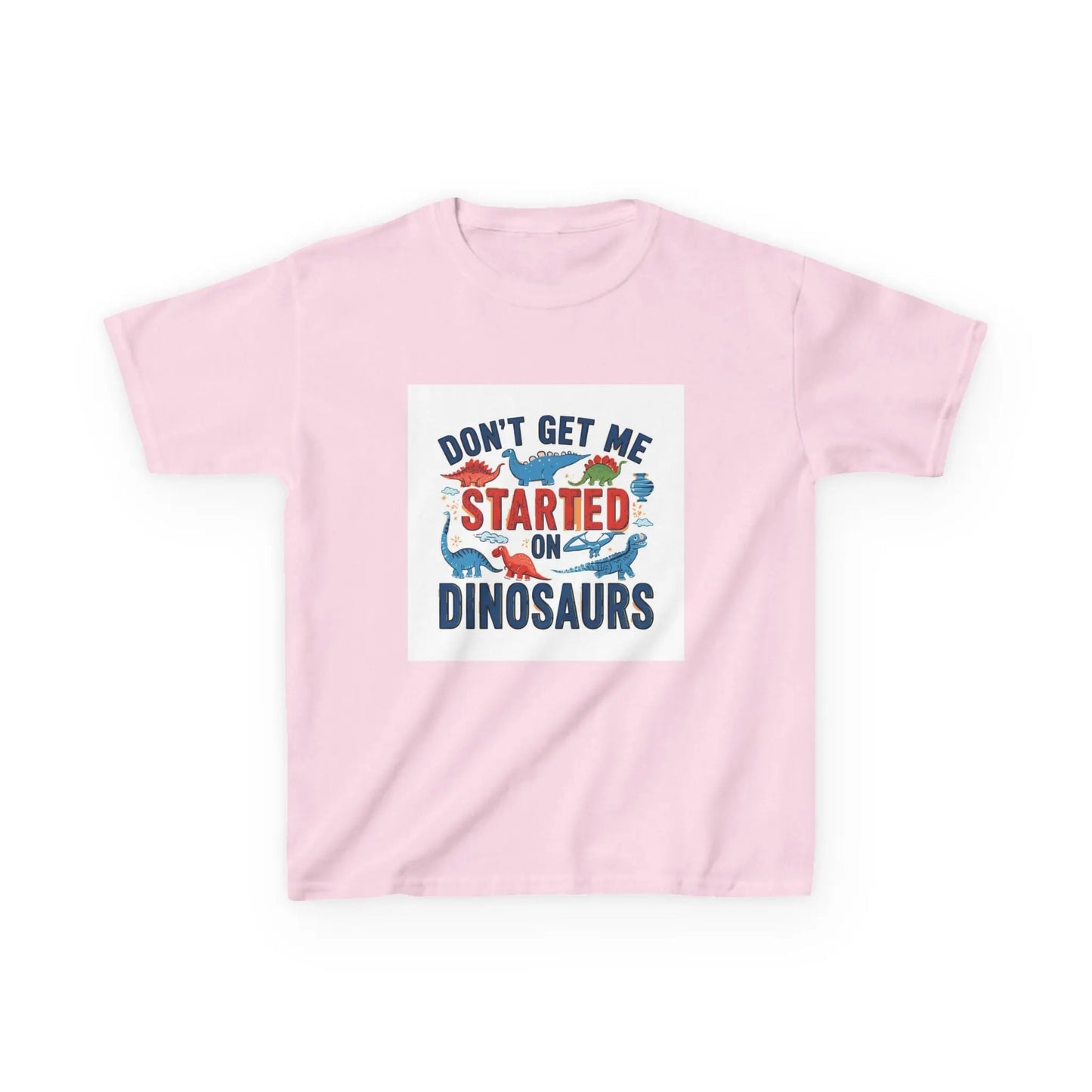 "Don't Get Me Started on Dinosaurs" - Kids Autism Awareness T-Shirt Printify