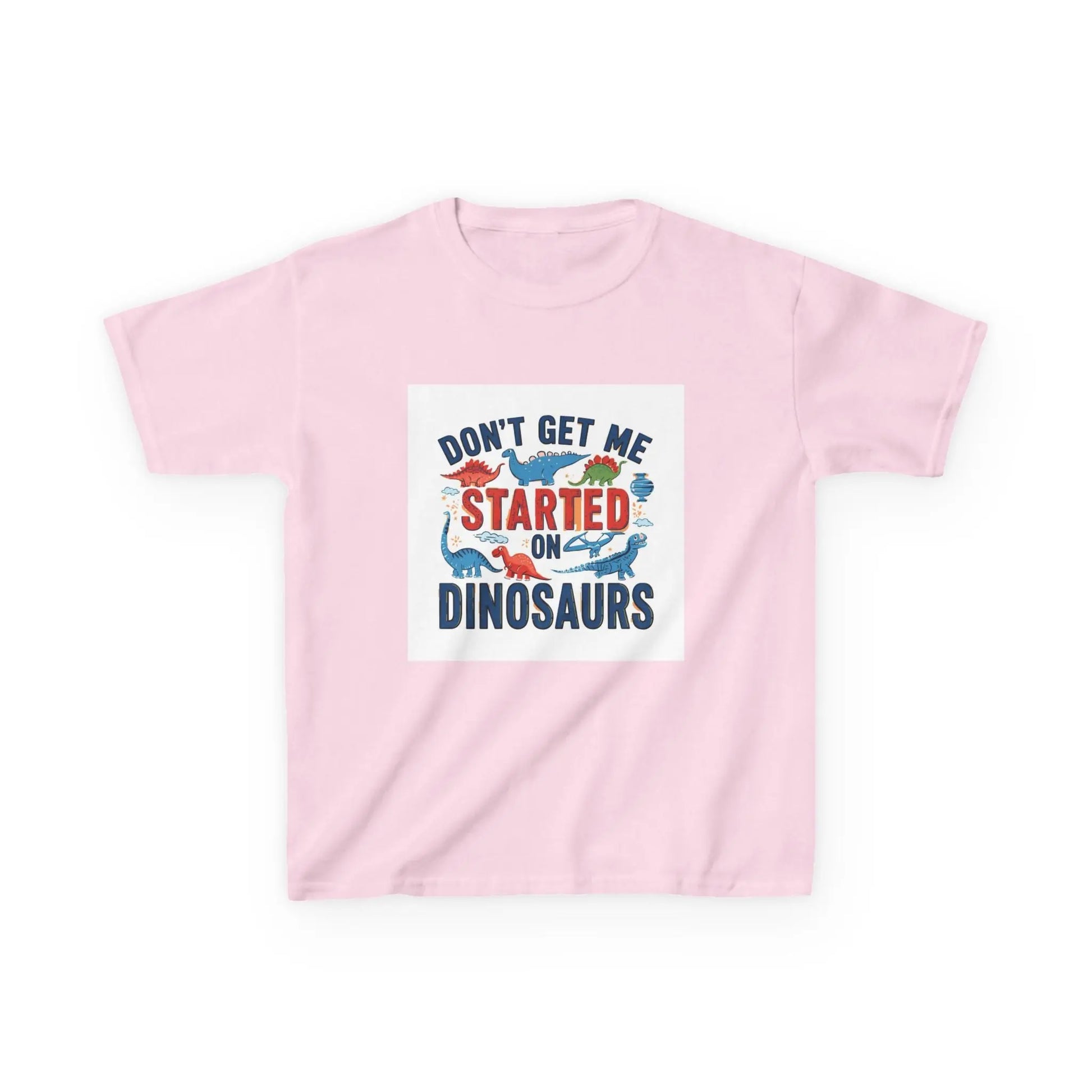 "Don't Get Me Started on Dinosaurs" - Kids Autism Awareness T-Shirt Printify