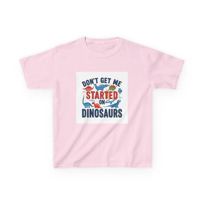 "Don't Get Me Started on Dinosaurs" - Kids Autism Awareness T-Shirt Printify