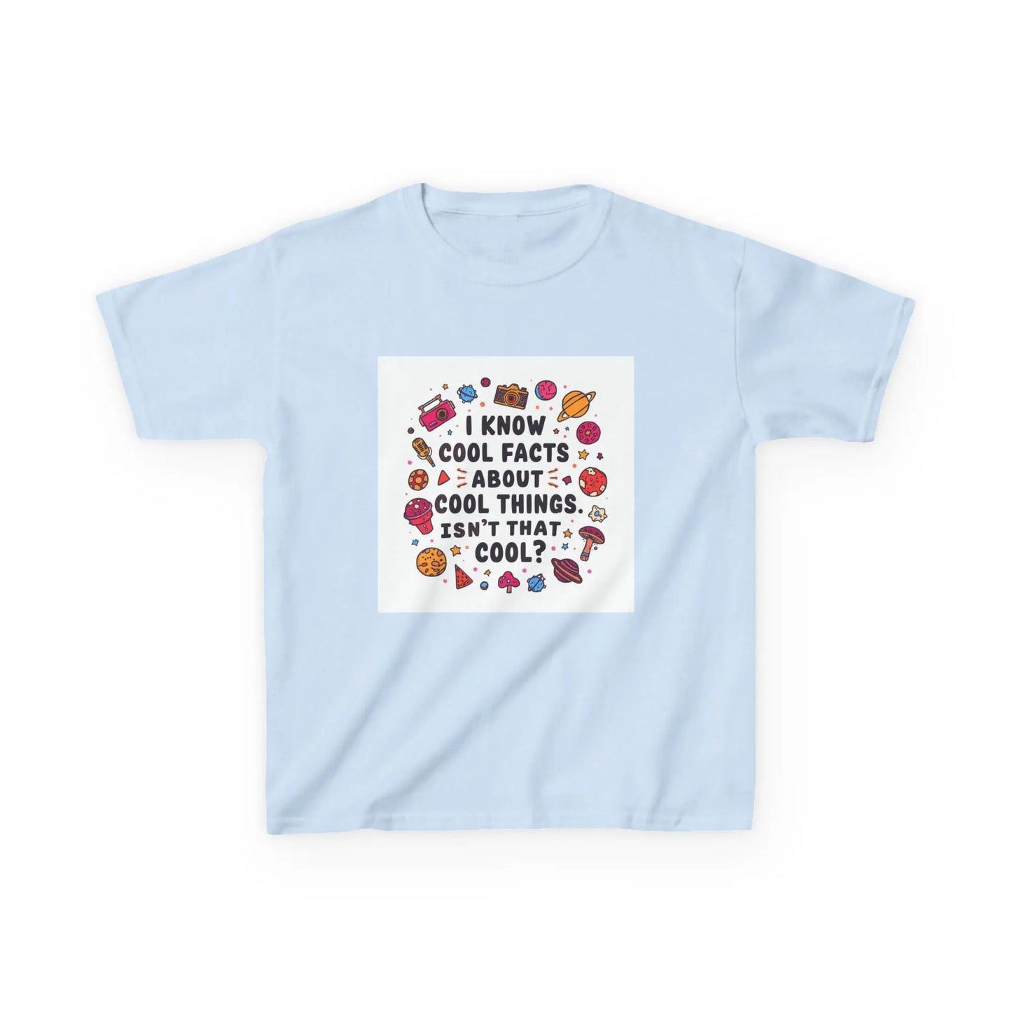 "I Know Cool Facts About Cool Things, Isn't That Cool?" - Kids Autism Awareness T-Shirt Printify